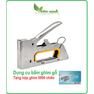 Dụng cụ bắn ghim gỗ cầm tay Rapid -Thụy Sỹ (tặng hộp ghim 13/8 5000 ghim)