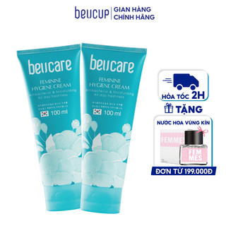 Combo 2 tuýp dung dịch vệ sinh phụ nữ BeUcare hương bạc hà, dịu nhẹ, an toàn cho da