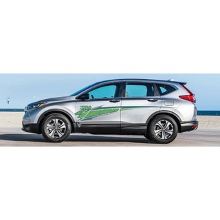 Decal dán sườn xe mãnh hổ, tem dán xe honda CRV, tem xe phong cách thể thao, decal dán xe WRAP63