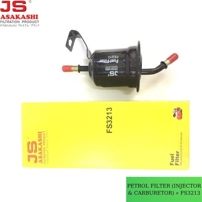 I Chính HãngI Lọc Xăng Petrol Filter (Injector & Carburetor Xe Toyota Innova, JS ASAKASHI FS3213 Xuấ