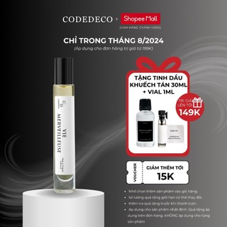 Tinh dầu thơm CODEDECO Vie Merveilleuse dạng lăn nhẹ nhàng, tinh tế - 10ml
