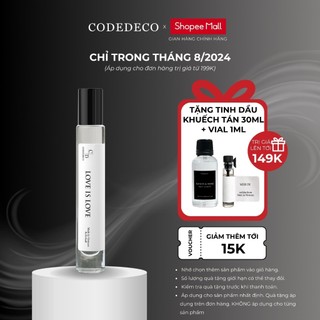 Tinh dầu thơm CODEDECO Love Is Love dạng lăn Sang trọng, Thanh lịch, Quyến rũ  - 10ml