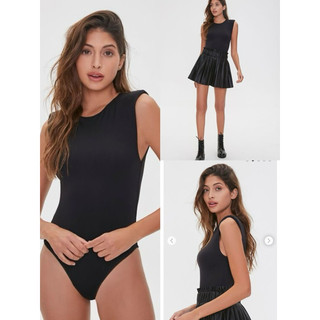 HIPU.VNXK - Bodysuit F21 đen sát nách, có mút vai.