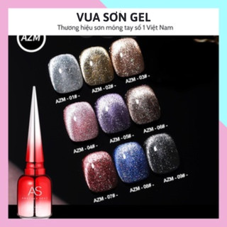 Sơn gel AS móng tay gel nhũ Flash siêu sáng mã AZM mã DM VUA SƠN AS 15ml