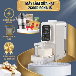 Máy làm sữa hạt 2good sona i8 1200ml máy nấu sữa hạt tự động - hàng chính hãng - bảo hành 12 tháng