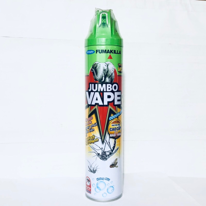 Bình xịt muỗi Jumbo vape F7 không mùi 600ml