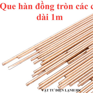 1 Que hàn đồng thau tròn dài 1m các size cỡ phi GERMANY HS221 - Hàn bù Tig