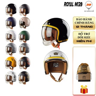 Mũ Bảo Hiểm M139 Kính Âm Thương Hiệu Royal Hàng Đầu Việt Nam, Bảo Hành Chính Hãng 12 Tháng.