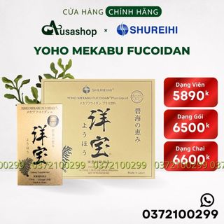 Yoho Mekabu Fucoidan Viên và Nước Chính Hãng
