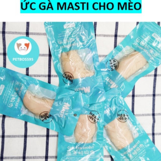 ỨC GÀ HẤP MASTI ĂN LIỀN CHO CHÓ MÈO TỪ 3 THÁNG 40G/GÓI