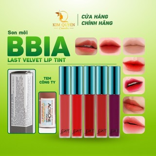 Son kem lì Bbia Last Velvet Lip Tint đủ màu