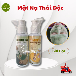 Mặt nạ thải độc sủi bọt tảo và nghệ 150ml an toàn cho mọi làn da