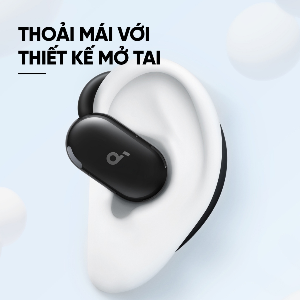 Tai nghe bluetooth Open-Ear soundcore V20i thiết kế mở | Siêu gọn nhẹ | Chống nước và bụi IP55 | Tích hợp phiên dịch | BigBuy360 - bigbuy360.vn