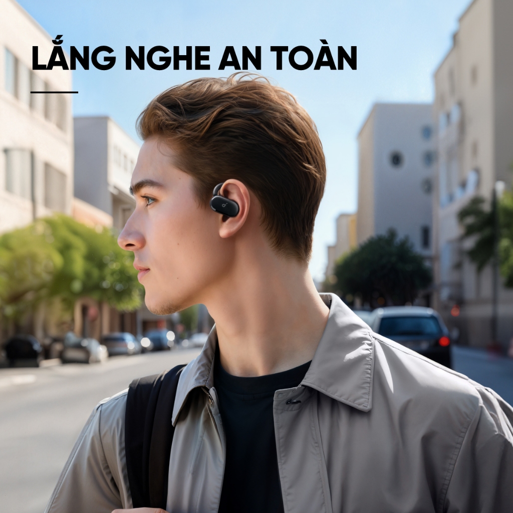 Tai nghe bluetooth Open-Ear soundcore V20i thiết kế mở | Siêu gọn nhẹ | Chống nước và bụi IP55 | Tích hợp phiên dịch | BigBuy360 - bigbuy360.vn
