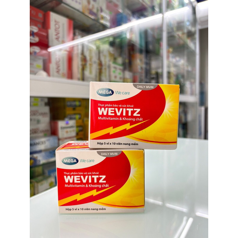 Viên uống vitamin tổng hợp Wevitz -Bổ sung Multivitamin & Khoáng Chất ⚡chính hãng⚡