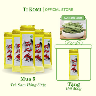 Trà sâm hồng trà thảo dược thanh nhiệt thanh lọc mát gan an thần dễ ngủ hỗ trợ đau dạ dày