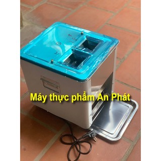 Máy xắt mỡ hạt lựu, máy thái thịt sống chín, thái thực phẩm đa năng 2 cỡ dao