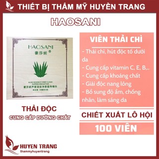 Viên Thải Chì, Viên Tẩy Chì Haosani 100 Viên - Thẩm Mỹ Huyền Trang NANOCEE