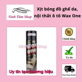 Chai xịt bóng đồ da, nội thất ô tô, xe máy Wax One 100% nhập khẩu từ Thái Lan 450ml