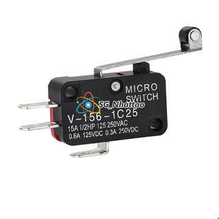 Công tắc hành trình V-156-1C25 15A 250V Swith giới hạn hành trình có bánh xe