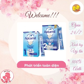 Sữa aptamil uk dạng thanh 25g nội địa anh