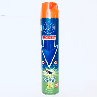 Bình xịt muỗi Mosfly Fik Max hương Chanh chai 600ml