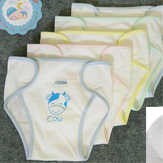 (5-7kg)Set 10 Tả Vải Dán Cotton Cho Bé Sơ Sinh - JOU ( nhiều màu)
