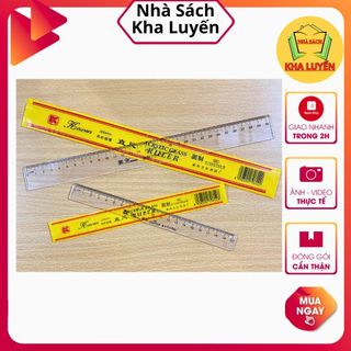Thước kẻ 20cm - 30 cm kewen loại đẹp - bền - không phai mờ