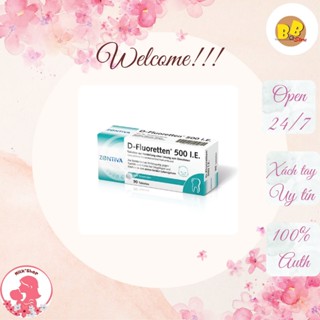 Vitamin D-Fluoretten 500 I.E - bổ sung d3 cho trẻ (Nội địa Đức)