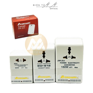 Biến áp đổi nguồn 220v ra 110v 80/100/150w singway