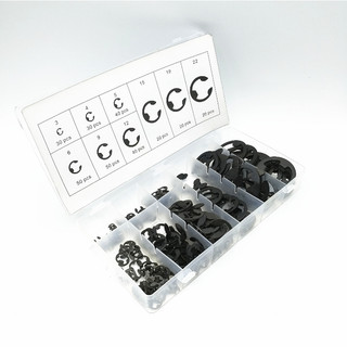 Hộp chốt móng ngựa, phe cài e-clip 300pc OTOX