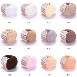 Len YarnArt Baby Cotton (Bảng màu 2) (cuộn 50gr)