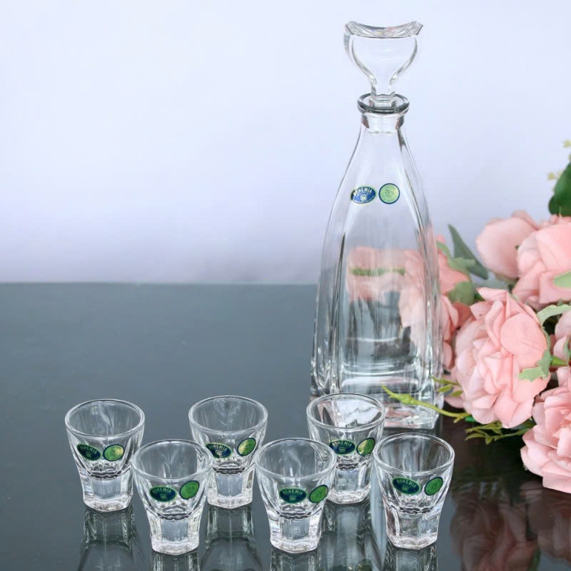 Bộ Bình Rượu Flair Pha Lê Bohemia Tiệp Khắc