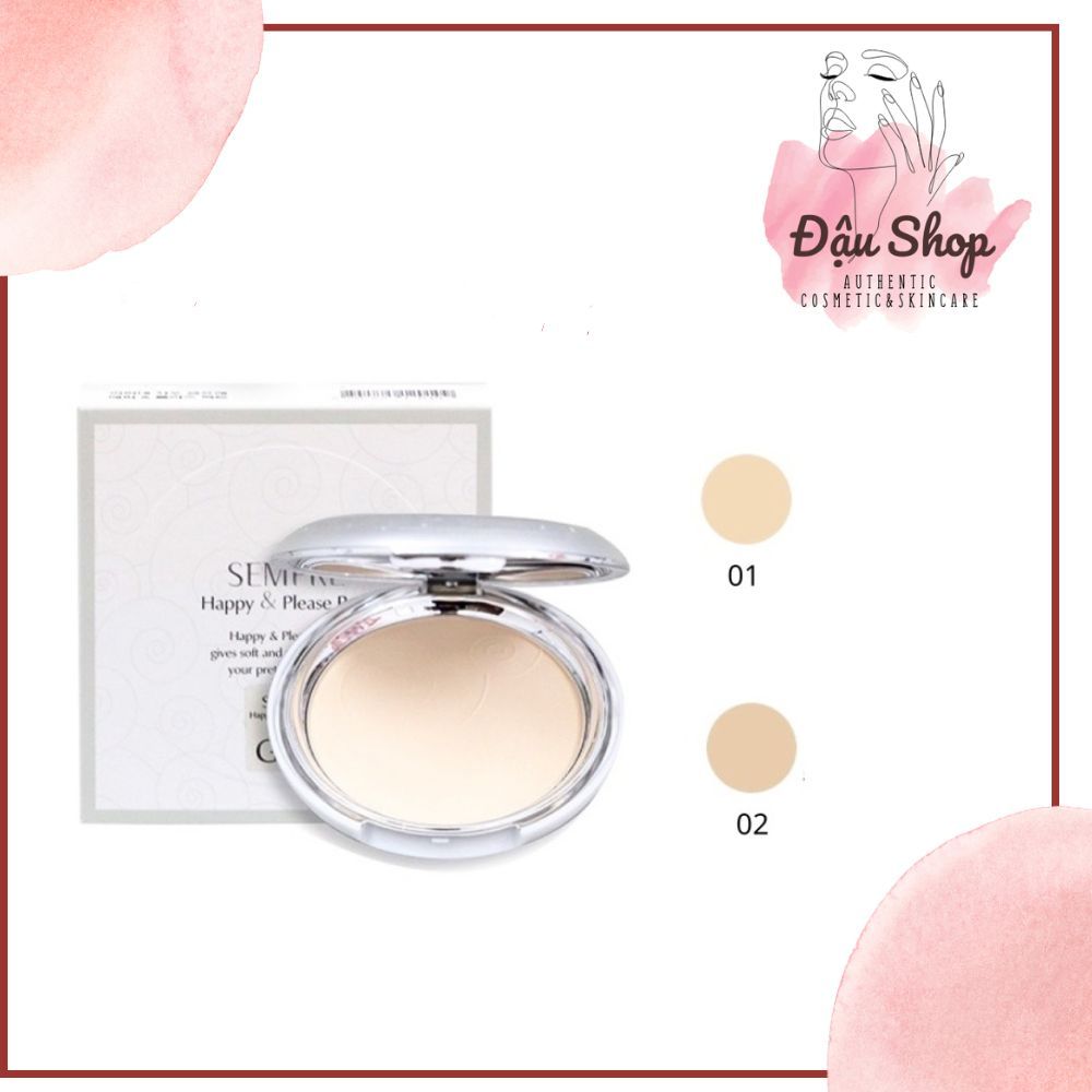 Phấn phủ Geo Sempre Happy & Please Pact (Geo trắng)