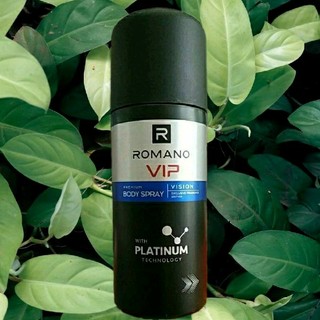 XỊT KHỬ MÙI NAM ROMANO VIP VISION 150ML HƯƠNG NƯỚC HOA CAO CẤP