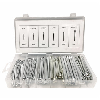 Hộp chốt chẻ thẳng, chốt gim phe cài 144pc OTOX