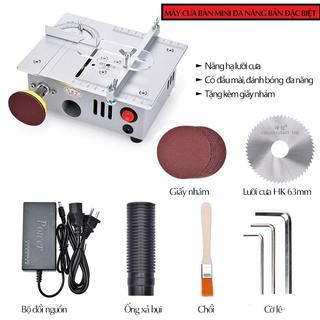 Máy cưa bàn mini đa năng v4, động cơ 775 lõi đồng 100%