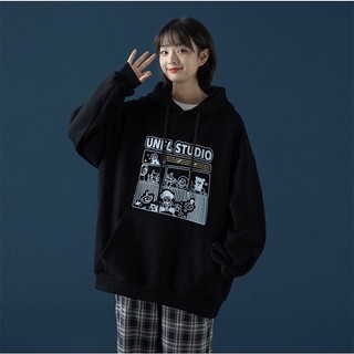 ( QUÀ TẶNG NHỎ TỪ SHOP CHUYÊN) Áo nỉ STUDIO chống nắng nam nữ chất vải nỉ mềm min kiểu dáng trẻ trung form rộng ba màu đ