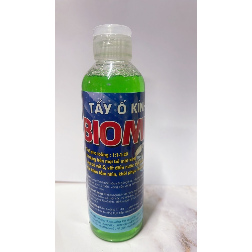 TẨY Ố KÍNH BIOMK ( TẶNG MÚT, BAO TAY)