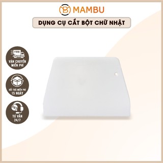 Cắt bột nhựa chữ nhật - dụng cụ làm bánh