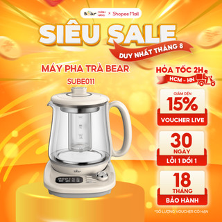 Máy Pha Trà Bear 12 Chế Độ Khử Clo An Toàn Đa Năng Chưng Yến, Pha Sữa, Hâm Sữa Cho Bé - Sube011