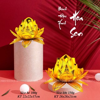 Bánh Đậu Xanh Hoa Sen Rồng Vàng Minh Ngọc Hải Dương 100g/150g