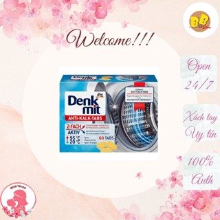 Viên tẩy lồng giặt Denkmit - 1 viên tẩy lồng sạch bong - mẫu mới 2024 đủ Bill
