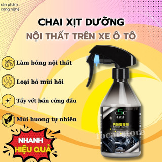 Dưỡng nội thất ô tô C5C Nhật bản, dung dịch làm mới nội thất xe hơi, phục hồi dưỡng bóng nhựa nội thất, taplo ghế da oto