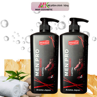 Sữa tắm gội nam hương nước hoa 2 in 1 RIVERSA RICH MEN 1200ml