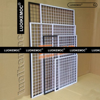 Khung lưới treo tường 1m x 1.2m, màu sắc trắng/đen - LUOIKEMOC