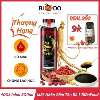 Mật Nhân Sâm Táo Đỏ Tăng Đề Kháng 300ml - Bí Đỏ Food - Tăng Cường Sinh Lý Chống Lão Hóa
