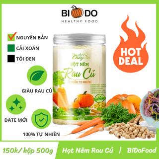 Hạt Nêm Rau Củ Cho Bé Ăn Dặm Thuần Chay - Bí Đỏ Food - Bột Nêm Chay Ngưu Bàng