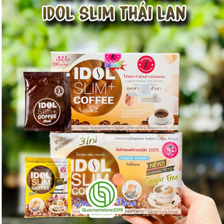 Cà phê giảm cân idol slim coffee thái lan hộp 10 gói