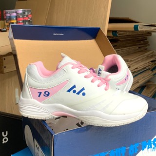 Giày cầu lông, bóng chuyền nữ Lefus L019 trắng hồng - Apavi A020 - Giày Pickleball nữ